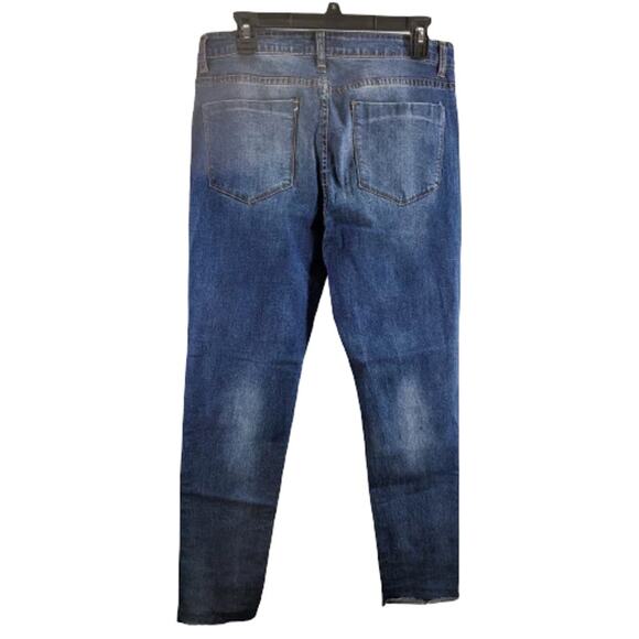 Rhythm + Rose Medium Wash Blue Denim Skinny Jeans Women's Size 14 - Picture 4 of 7